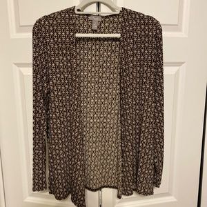 Chico's Travelers LS Cardigan Jacket Easy Care Size 1